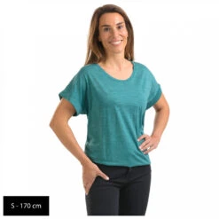 Stoic Women's Merino150 MMXX. T-Shirt Loose - T-shirt En Laine Mérinos -Stoic stoic womens merino150 mmxx t shirt loose t shirt en laine merinos detail 10