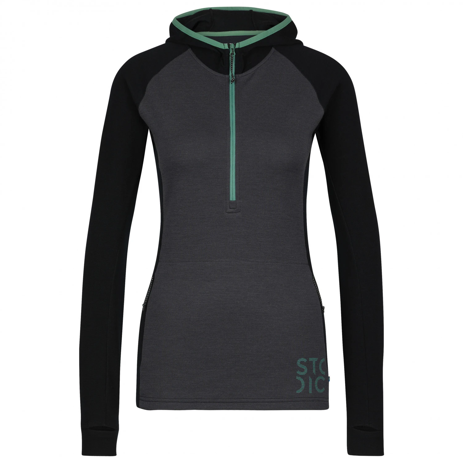 Stoic Women's Merino260 StadjanSt. 3/4 Zip W. Hood - Sweat à Capuche En Mérinos 10 Stoic Women's Merino260 StadjanSt. 3/4 Zip W. Hood - Sweat à Capuche En Mérinos – Image 8