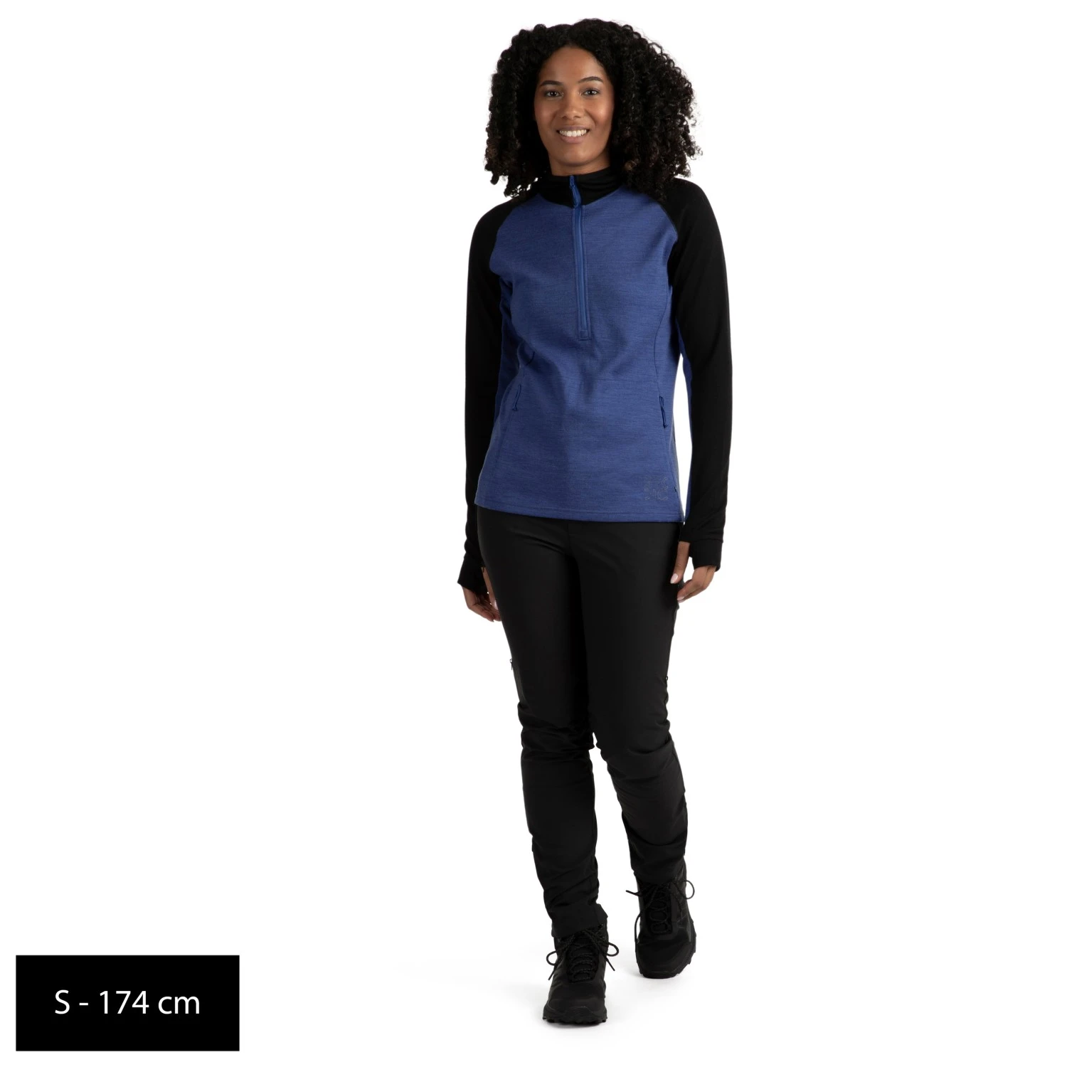 Stoic Women's Merino260 StadjanSt. 3/4 Zip W. Hood - Sweat à Capuche En Mérinos 4 Stoic Women's Merino260 StadjanSt. 3/4 Zip W. Hood - Sweat à Capuche En Mérinos – Image 2